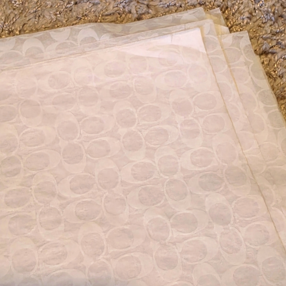 20 Sheets Coach Tissue Paper 24"x36" - Picture 2 of 4